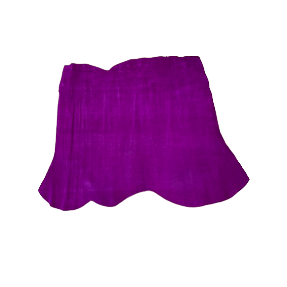 Cowhide - suede (purple)