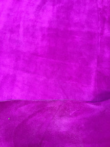 Hovädzia koža - velúr (fialová)