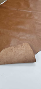 Hovädzia koža - hnedá polka | 1,4 mm - 1,6 mm