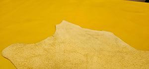Hovädzia koža - žltá polka | 1,4 mm - 1,6 mm